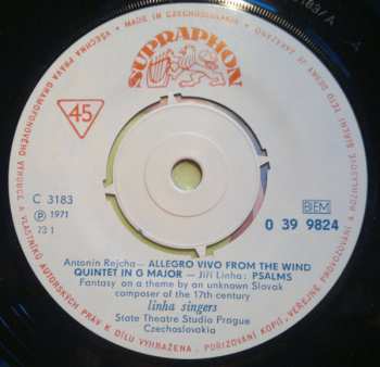 SP Linha Singers: Allegro Vivo From The Wind Quintet In G Major / Rondo From The Sonata For Clarinet And Piano In D Major