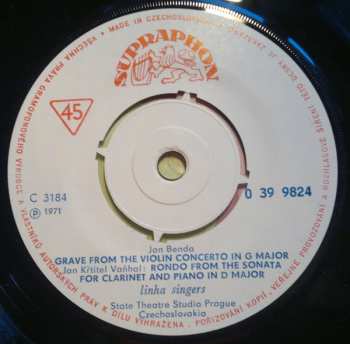 SP Linha Singers: Allegro Vivo From The Wind Quintet In G Major / Rondo From The Sonata For Clarinet And Piano In D Major