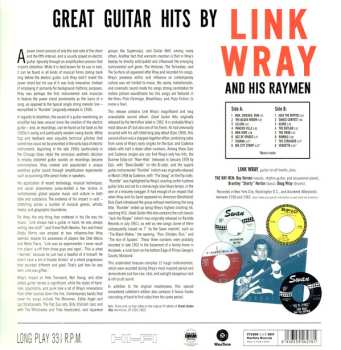 LP Link Wray And His Ray Men: Great Guitar Hits By Link Wray And His Raymen LTD