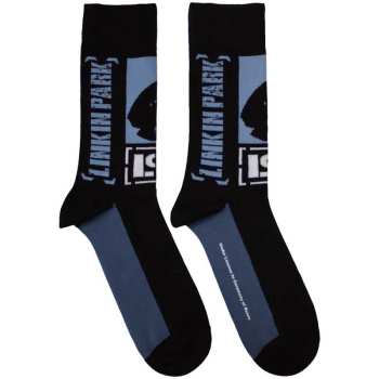 Merce Linkin Park: Linkin Park Unisex Ankle Socks: Crouching (black) (uk Size 4 - 7) 36 - 42