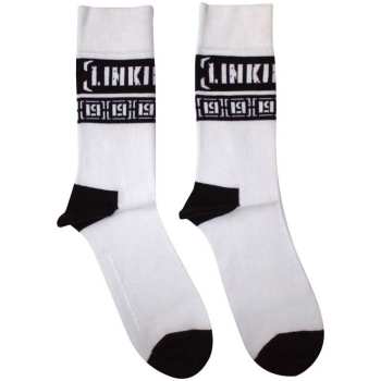 Merce Linkin Park: Linkin Park Unisex Ankle Socks: Lp Repeat (white) (uk Size 4 - 7) 36 - 42