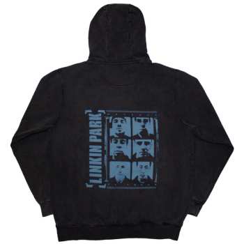 Merce Linkin Park: Linkin Park Unisex Pullover Hoodie: Meteora Portraits (back Print & Wash Collection) (small) S