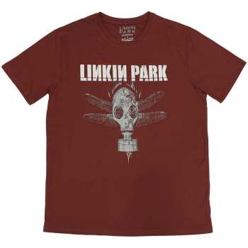 Merce Linkin Park: Linkin Park Unisex T-shirt: Gas Mask (small) S