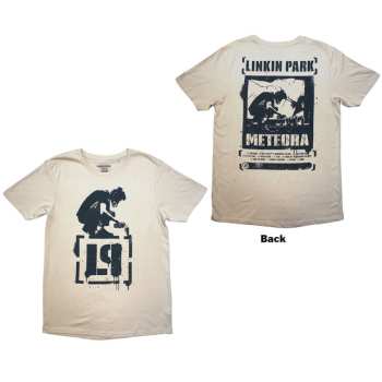 Merce Linkin Park: Linkin Park Unisex T-shirt: Meteora (sand) (back Print) (small) S
