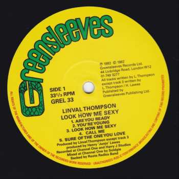 LP Linval Thompson: Look How Me Sexy