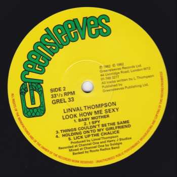 LP Linval Thompson: Look How Me Sexy