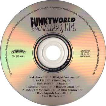 CD Lipps, Inc.: Funkyworld: The Best Of Lipps, Inc.