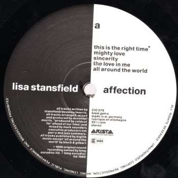 LP Lisa Stansfield: Affection