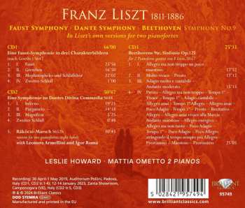 3CD Ludwig van Beethoven: Faust Symphony, Dante Symphony | Symphony No.9