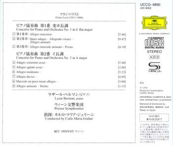 CD Franz Liszt: Klavierkonzerte - Piano Concertos