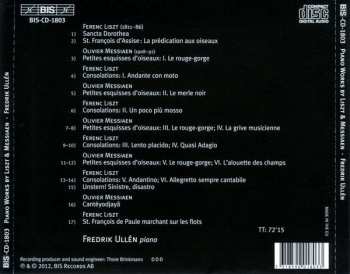 CD Franz Liszt: Piano Works By Liszt & Messiaen