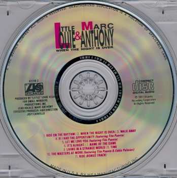 CD Louie Vega: When The Night Is Over