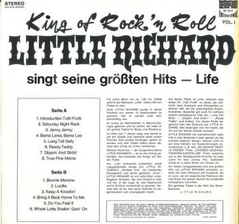 LP Little Richard: King Of Rock'n Roll Little Richard Singt Seine Größten Hits - Life
