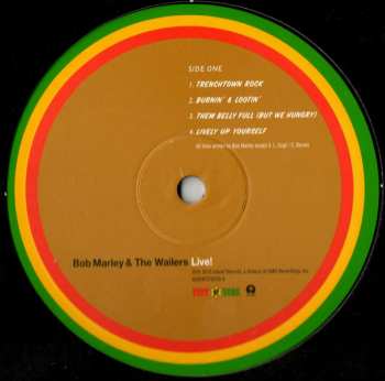 LP Bob Marley & The Wailers: Live!