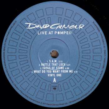 4LP/Set di cofanetti David Gilmour: Live At Pompeii