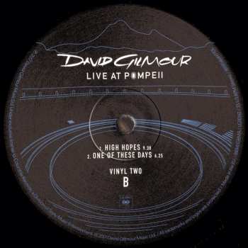 4LP/Set di cofanetti David Gilmour: Live At Pompeii
