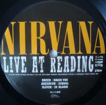 2LP Nirvana: Live At Reading
