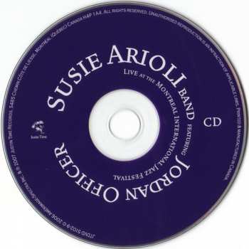 CD/DVD Susie Arioli Band: Live At The Montreal International Jazz Festival