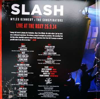 3LP Slash: Live At The Roxy 25.9.14 LTD