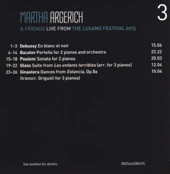 3CD/Set di cofanetti Martha Argerich And Friends: Live From Lugano 2015