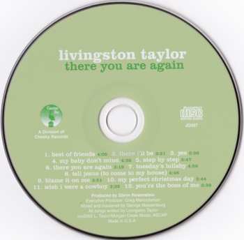 CD Livingston Taylor: There You Are Again