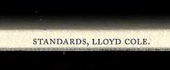 LP/CD Lloyd Cole: Standards