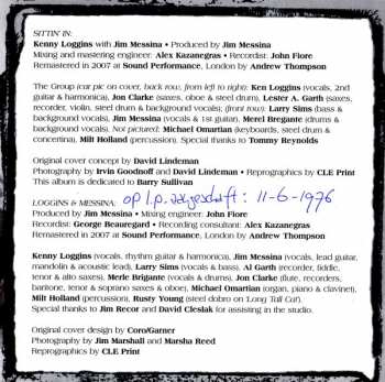2CD Loggins And Messina: Sittin' In / Loggins & Messina