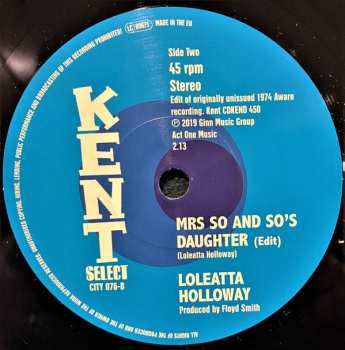 SP Loleatta Holloway: I Can't Help Myself