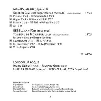 CD London Baroque: The Trio Sonata In 17th-Century France