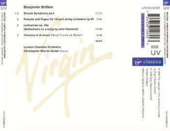 CD The London Chamber Orchestra: Lachrymae, Simple Symphony, Prelude And Fugue