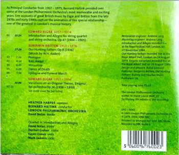 CD The London Philharmonic Orchestra: Introduction And Allegro - Enigma Variations - Our Hunting Fathers