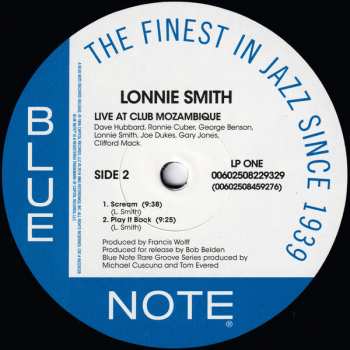 2LP Lonnie Smith: Live At Club Mozambique