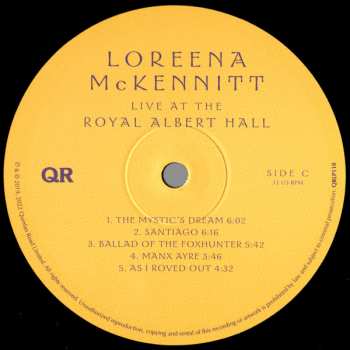 2LP Loreena McKennitt: Live At The Royal Albert Hall
