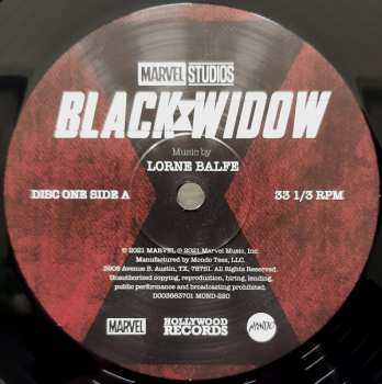 2LP Lorne Balfe: Black Widow (Original Motion Picture Soundtrack) 