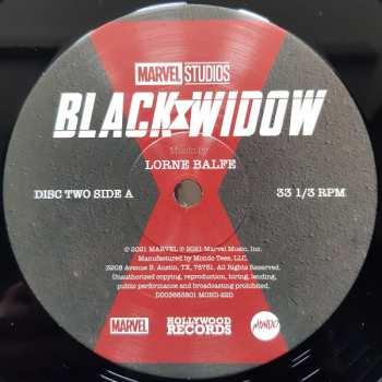 2LP Lorne Balfe: Black Widow (Original Motion Picture Soundtrack) 