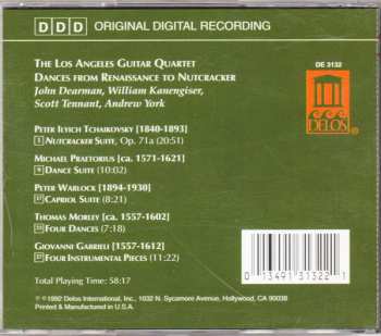 CD Los Angeles Guitar Quartet: Dances From Renaissance To Nutcracker