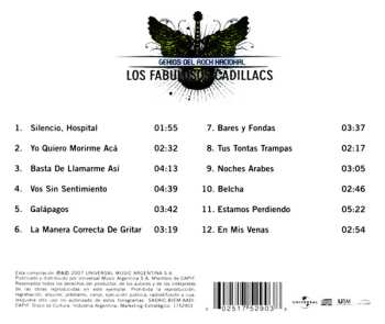 CD Los Fabulosos Cadillacs: Genios Del Rock Nacional
