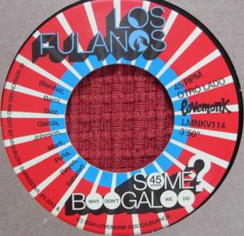 SP Los Fulanos: Blue Monday / Why Don’t We Do Some Boogaloo ?
