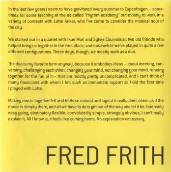 CD Fred Frith: Edge Of The Light