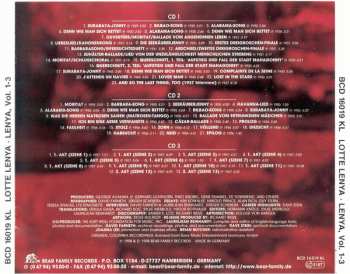 11CD/Set di cofanetti/EP Lotte Lenya: Lenya PIC