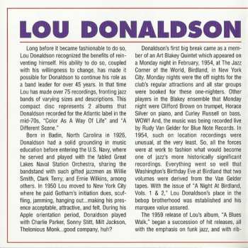 CD Lou Donaldson: A Different Scene • Color As A Way Of Life