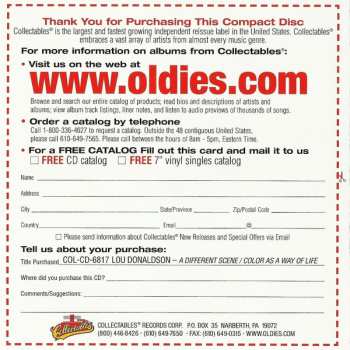 CD Lou Donaldson: A Different Scene • Color As A Way Of Life