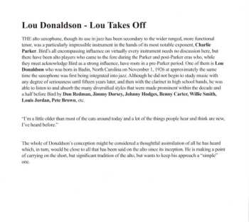 CD Lou Donaldson: Lou Takes Off