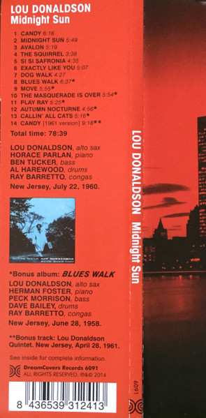 CD Lou Donaldson: Midnight Sun