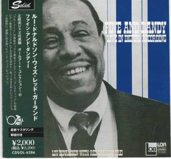 CD Lou Donaldson: Fine And Dandy Live In Digital Recording