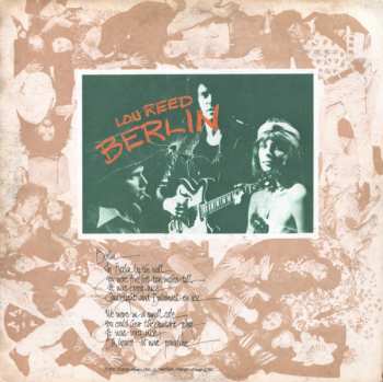 LP Lou Reed: Berlin