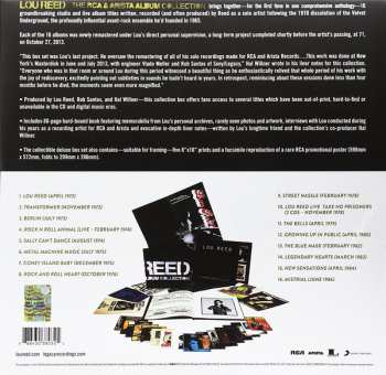 17CD/Set di cofanetti Lou Reed: The RCA & Arista Album Collection