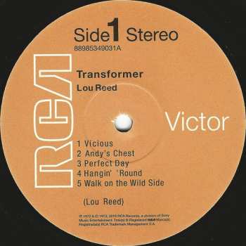 LP Lou Reed: Transformer