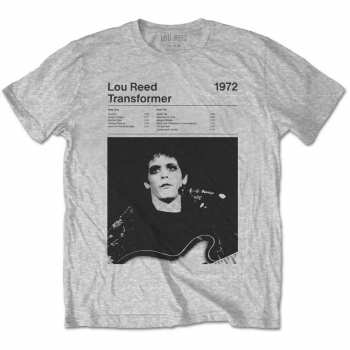 Merch Lou Reed: Maglietta Transformer Track List 