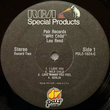 2LP Lou Reed: Wild Child